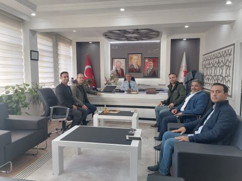 ELAZIĞ TARIM VE ORMAN İL MÜDÜRÜ SAYIN SAADETTİN TAŞKESEN'E ZİYARETTE BULUNDUK